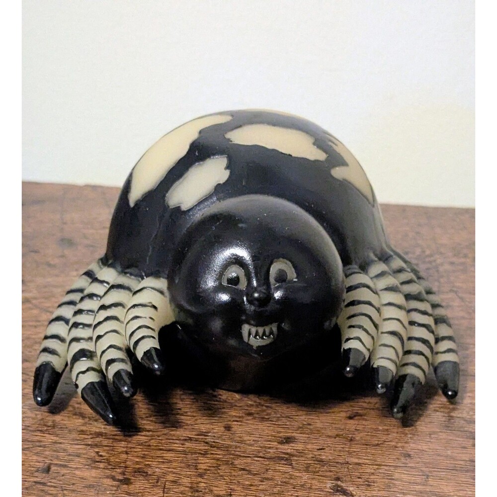 1987 Garbage Pail Kids Dakin Glow in the Dark Doorknob Cover-Monster Face Spider